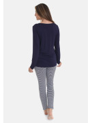 Tričko dlhý rukáv CASUAL COMFORT STRIPE