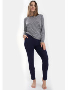 Tričko dlhý rukáv CASUAL COMFORT STRIPE