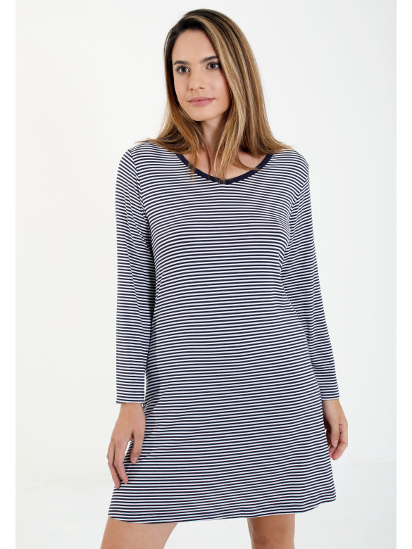 Nočná košeľa CASUAL COMFORT STRIPE