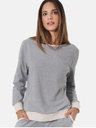 Tričko dlhý rukáv CASUAL COMFORT MELANGE